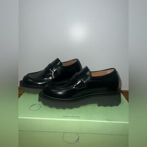 Off-White Black Loafers